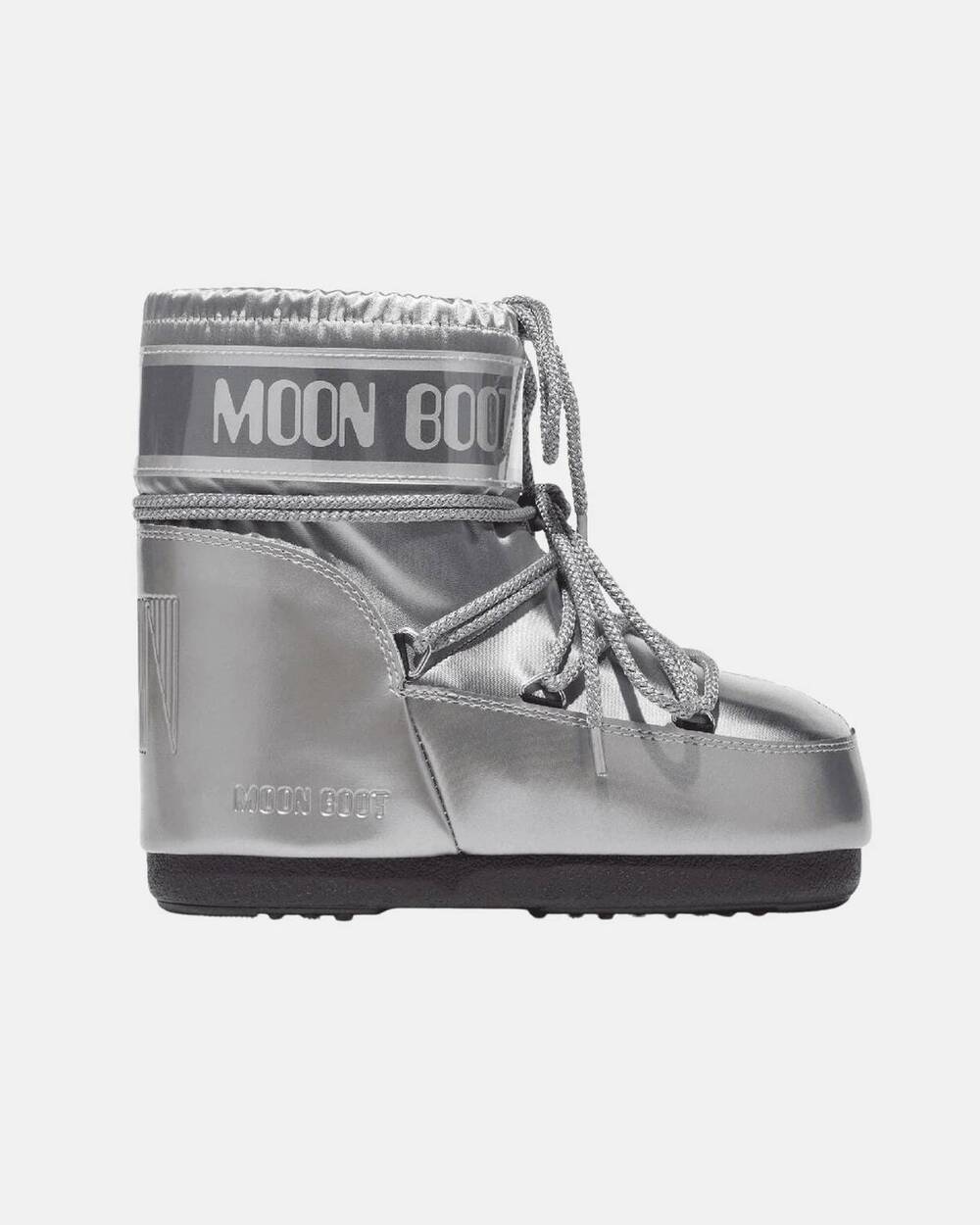 NEW MOON BOOT women's icon low glance boots in silver